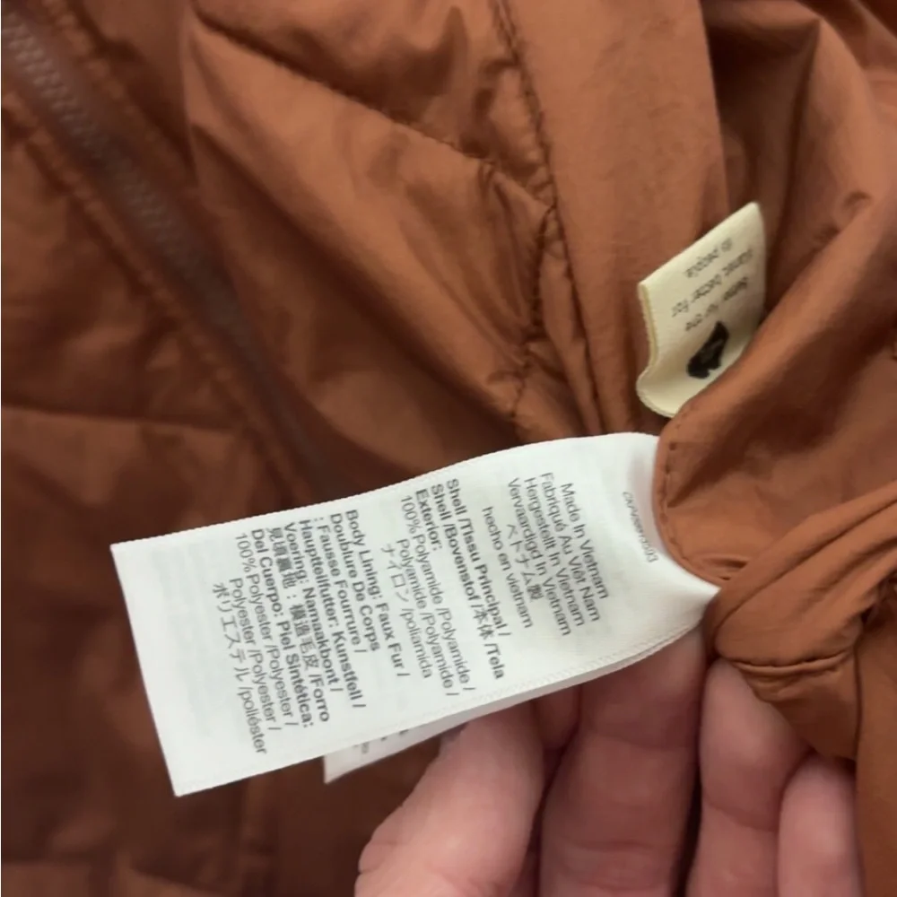 Madewell Reversible Sherpa Puffer Jacket Womens Size XS - Picture 6 of 6